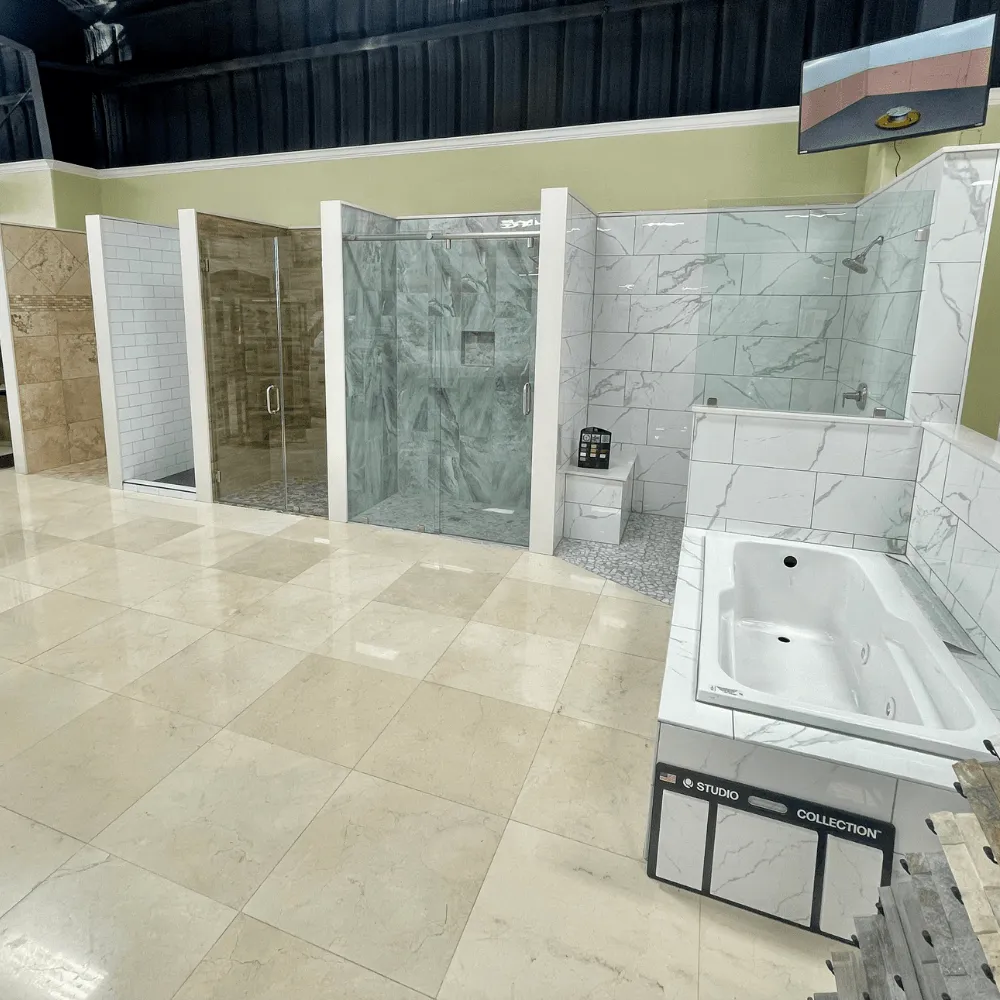 El Campo Custom Shower Display